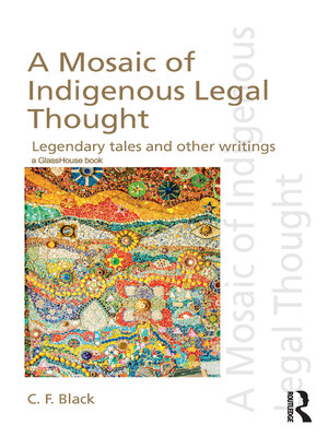 cover image of A Mosaic of Indigenous Legal Thought